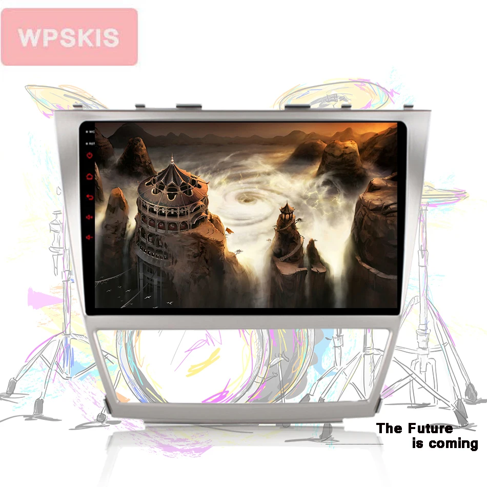 Автомагнитола 1280*720 2 Din Восьмиядерный процессор 10 1 дюймов Android 0 DVD GPS навигация для