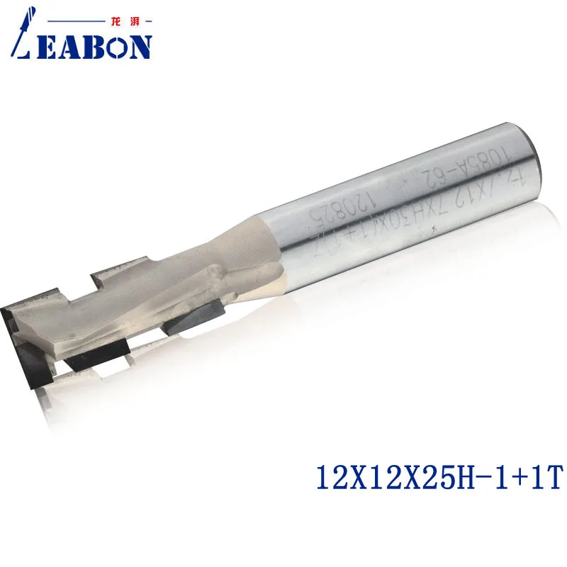 

LEABON High quality Diamond two flute spiral CNC router bits 12*12*25H-1+1T Milling cutter for MDF plywood