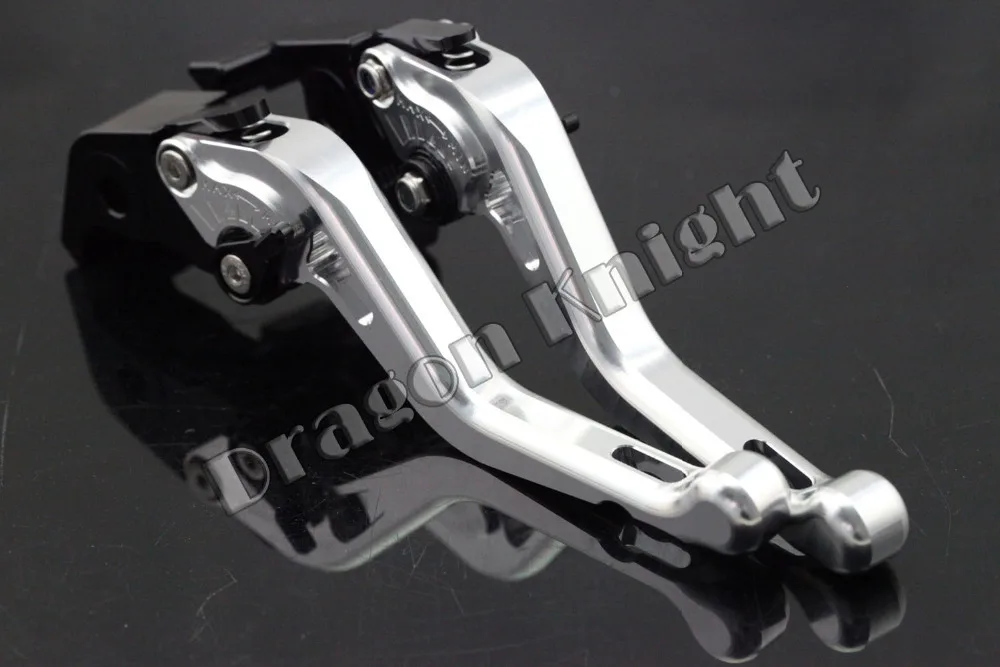 

Motorcycle Accessories For YAMAHA V-MAX 1700 2009-2015 Short Brake Clutch Levers Silver