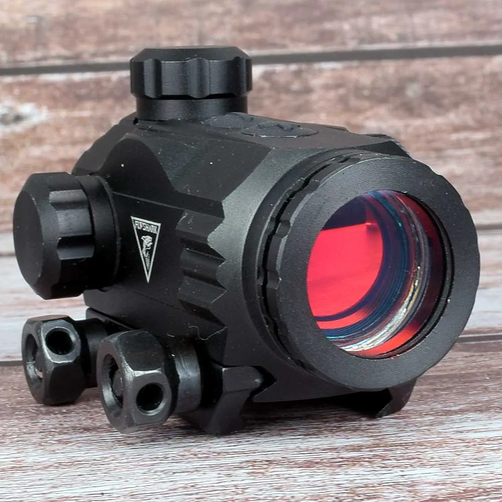 1x22 SAR Red Dot Sight с красным 7 уровнем яркости многослойное покрытие подходит 20 мм Weaver крепление база для охоты