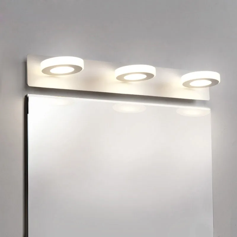 Luminaria, современные скандинавские настенные лампы для кухни, ванной, зеркала, бра, светодиодные лампы для дома, декоративный светильник, белое железо, акрил, avize 220