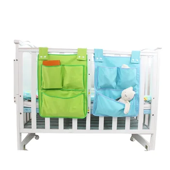 

Toy Diapers Crib Organizer Baby Cot Bed Hanging Bag Storage Bedding Set Multi-functional Bedding Accessories