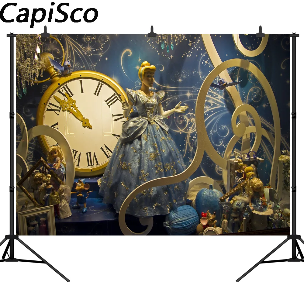 Capisco Christmas Shop window photography background fairy tale party backdrop photocall photoshoot prop newborn photobooth