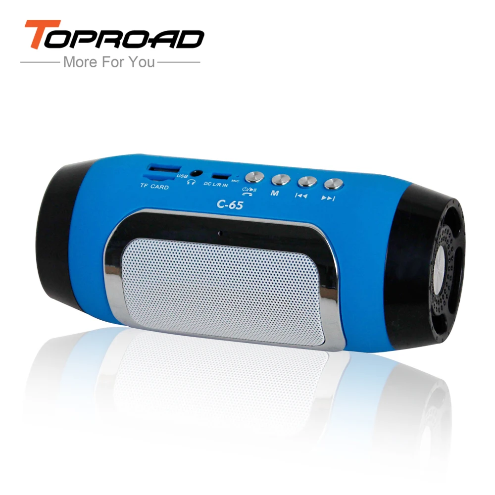TOPROAD Bluetooth динамик мини стерео радио колонки беспроводные портативные аудио mp3
