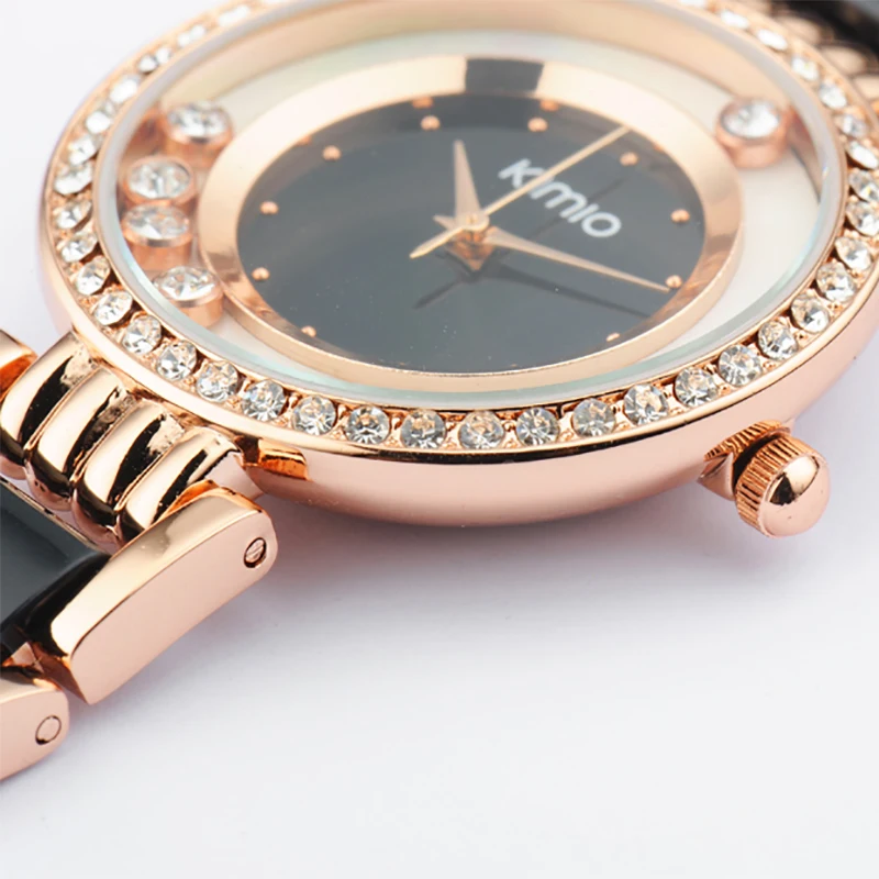 Женские кварцевые часы KIMIO со стразами и стразами|watch brand women|watch ladieswatch ladies |