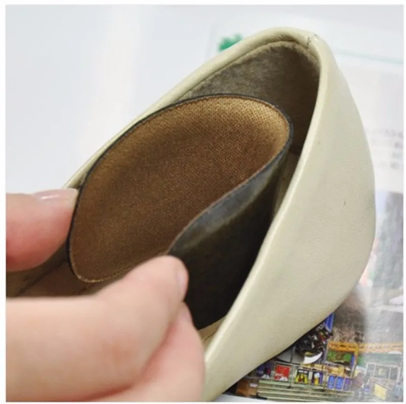 Утепленные стопы вкладыши половина двор в дополнение к обуви Размеры в Tacones боль в пятке чайный набор Crack Relief Protetor носочки с подушечками для износостойкая T047OLD