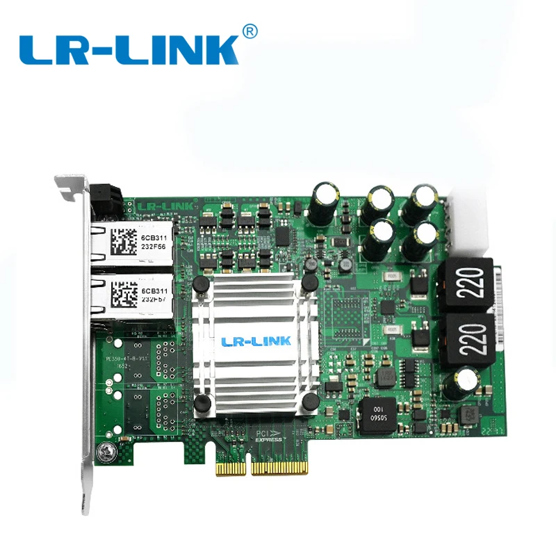 LR LINK 9722HT POE POE Gigabit Ethernet Frame Grabber Video Card PCI E x4 Dual Port 2