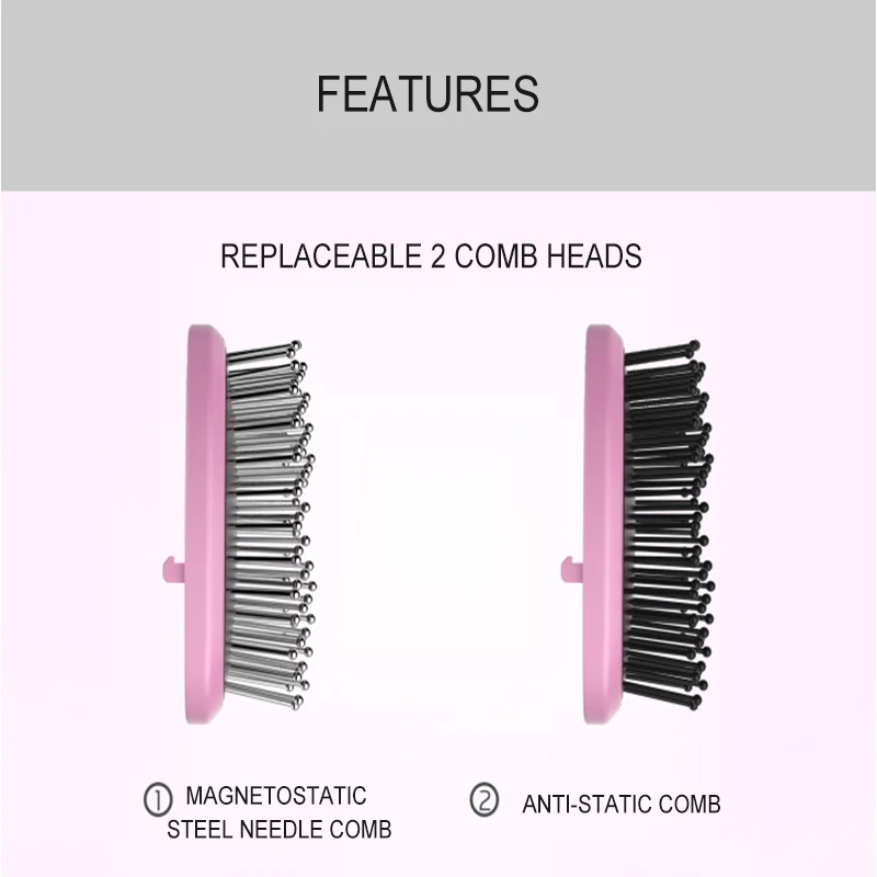 Electric Ionic Hairbrush Negative Ions Hair Comb Hair Brush Modeling Styling Magic Hairbrush Nano Spray Hair brush Portable USB Electric Ionic Hairbrush Negative Ions Hair Comb Hair Brush Modeling Styling Magic Hairbrush Nano Spray Hair brush Portable USB