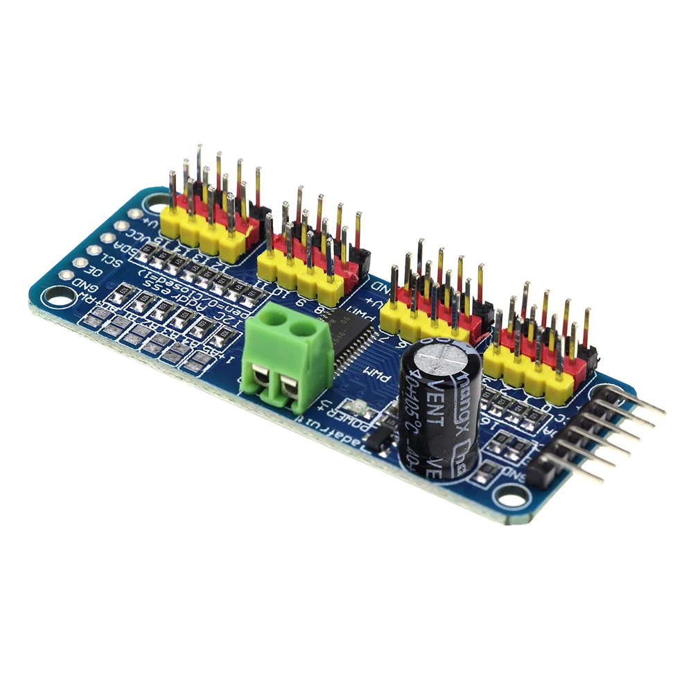 

16 Channel 12-Bit PWM/Servo Driver-I2C Interface PCA9685 Module for Raspberry Pi Shield Module Servo Shield for arduino DIY KIT