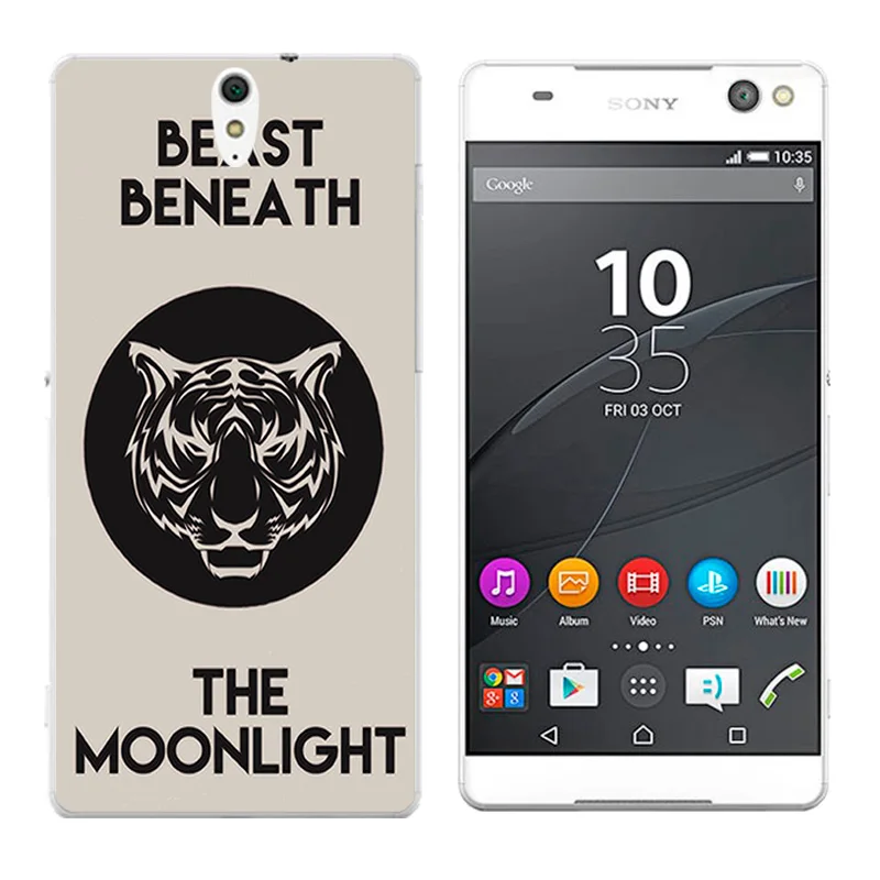 Мягкий ТПУ чехол для Sony Xperia C5 телефон Тигр иллюстрация печать Ultra/E5553/E5506