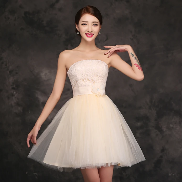 La Femme Prom Dress Champagne
