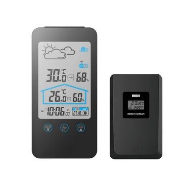 

Touch Screen Wireless Indoor And Outdoor Sensor Thermometer Hygrometer Weather Station Hygrometer Thermometer Phase Prediction