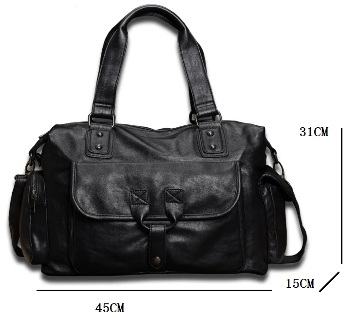 Модные мужские дорожные сумки из натуральной кожи на цепочке, уличные повседневные вместительные сумки на плечо для багажа, сумки для путешествий D414