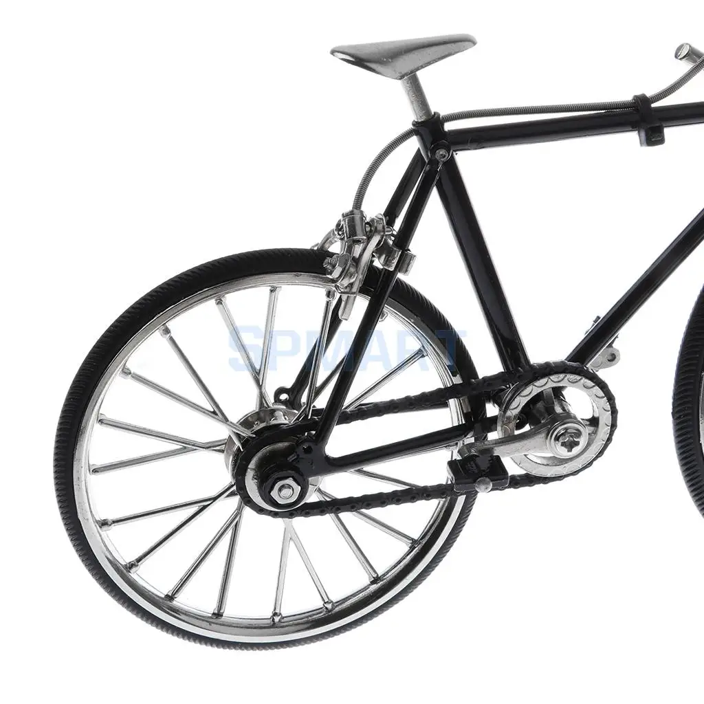 1:10 Scale Alloy Diecast Racing Bike Model Replica Bicycle Cycling Toy Desk Craft Collection Black