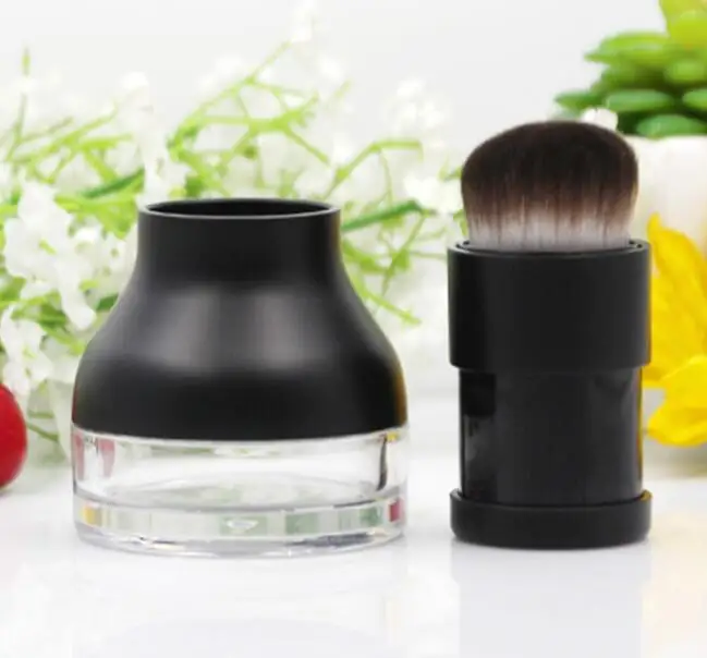 

1pcs 10G High Grade Empty Loose Powder Case with Brush, DIY Portable Cosmetic Powder Refillable Box,Professional Makeup Tool