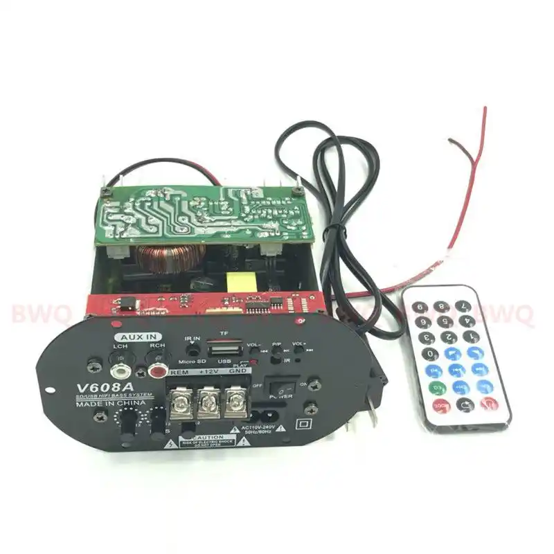 powered subwoofer with remote control