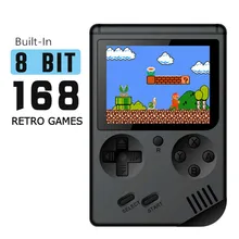 Portable Mini Handheld Game Console 8-Bit 3.0 Inch Color LCD Children Kids Game Player Built-in 168 Classic Games Z2