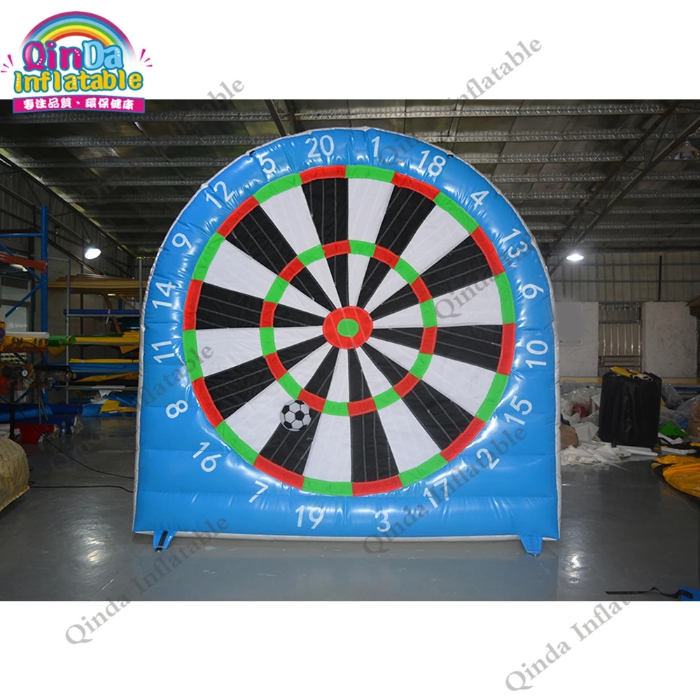 3.6m height carnival games inflatable football darts board china high