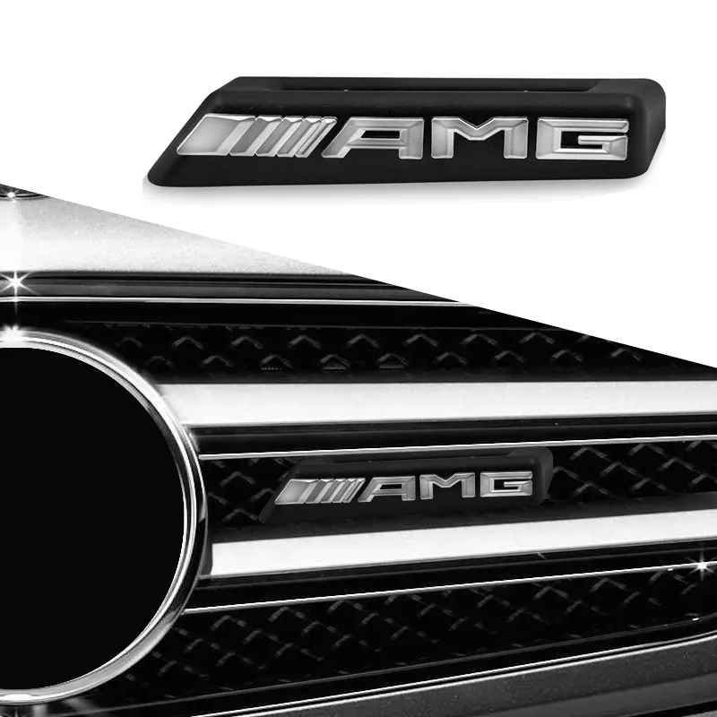 1 шт автомобилей Стикеры переднего бампера решетка отделка обшивка для Mercedes Benz AMG