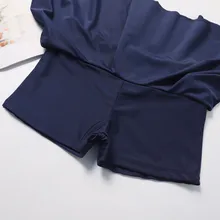 swimming skirt Women's High Waisted Swim Bottom Athletic Swimsuits Tankini Skirt With Panty d90719