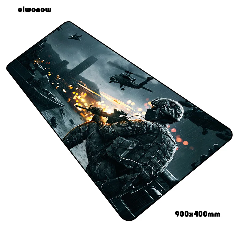 size900x400x2mm Battlefield коврик для мыши геймер подставка для запястья 90x40 см notbook коврик для мыши игровой коврик для мыши большой аниме-пэд мышь PC стол коврик для мыши - Цвет: size900x400x2mm