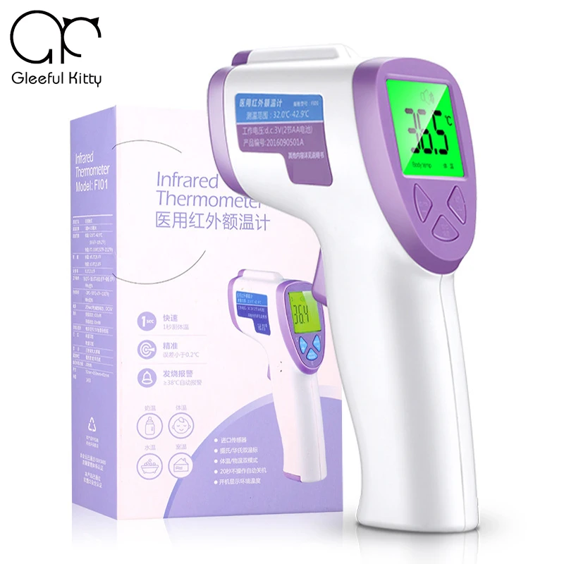 

Christmas gift Baby/Adult Non-contact Digital LCD Electronic Thermometer Infrared Thermometer Diagnostic-tool Device GKFI03