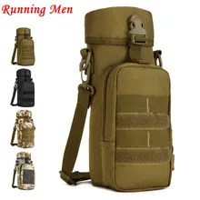 850ml Army Style Patrol Water Bottle Canteen Sport Camping Travel Hiking Supplies With Camo Bag New 15 *1 7 * 5 cm Sports bag