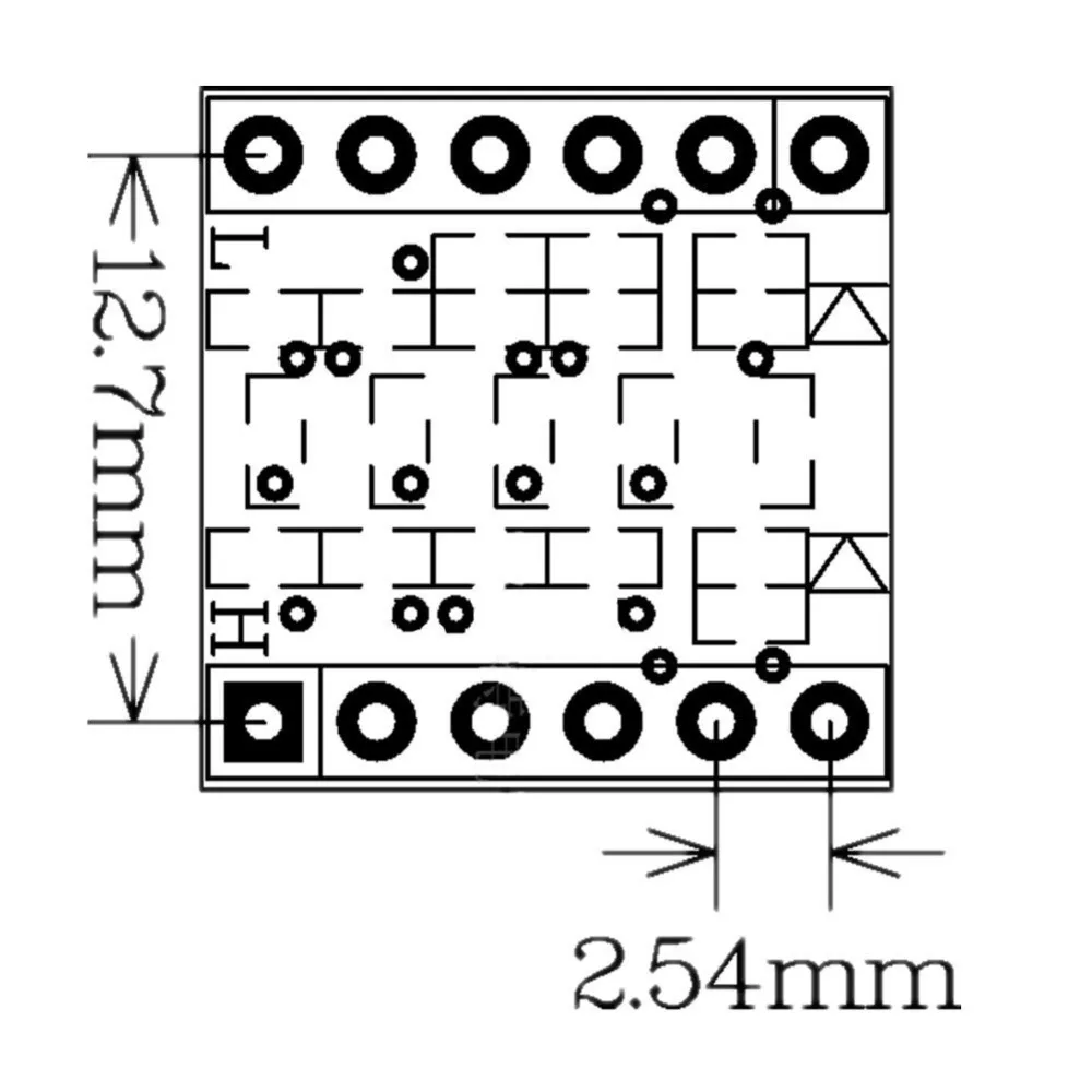 4 канала 5V 3,3 V IIC UART SPI ttl логический уровень преобразователь модуль преобразования уровня для Raspberry Pi 4 канала