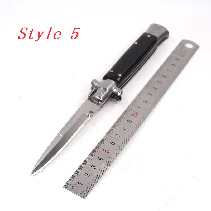 Folding Knife multi-function Survival Knife Stainless Steel Outdoor Hunting Multitool Camping Tactical Pocket Knives EDC Tools - Цвет: Style 5