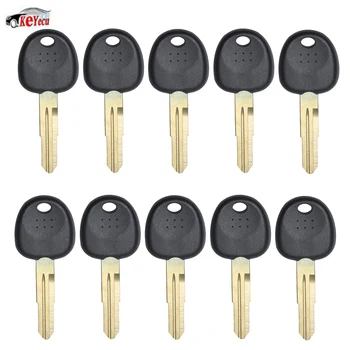 

KEYECU 10 Pcs/lot NewReplacement Shell Transponder Ignition Key Case Fob for Hyundai Coupe Tucson Elantra Accent Santa Fe i10