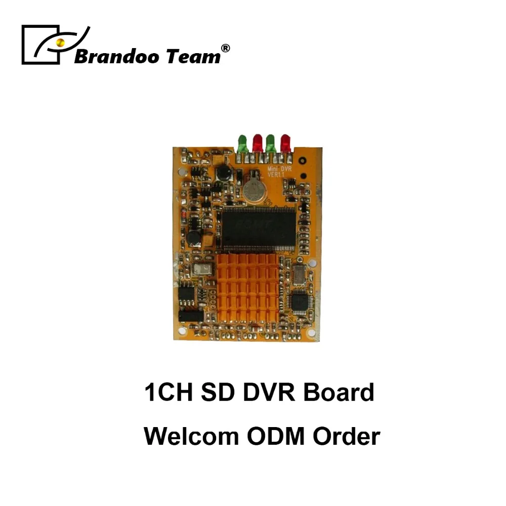 

1 channel DVR module auto recording 64GB sd card remote controller used