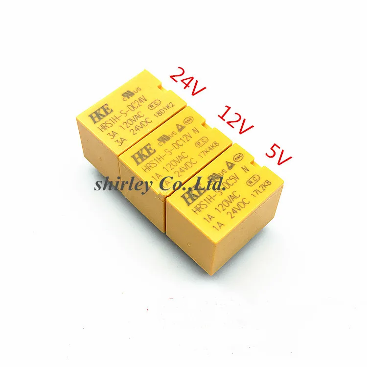 100% new original HRS1H-S-DC5V-N DC12V relay Signal HRS1H-S-DC24V 1A 120VAC 1A24VDC 6PIN DC5V DC24V | Обустройство дома