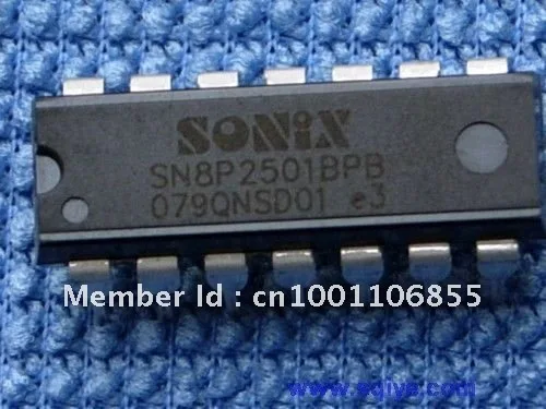 SN8P2501BPB SONIX DIP14 Date Code 10 New And Original in Stock 