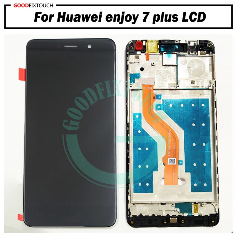 Tested New LCD For Huawei enjoy 7 plus Display Touch Screen Digitizer Assembly Enjoy 7Plus lcd with frame | Мобильные телефоны и