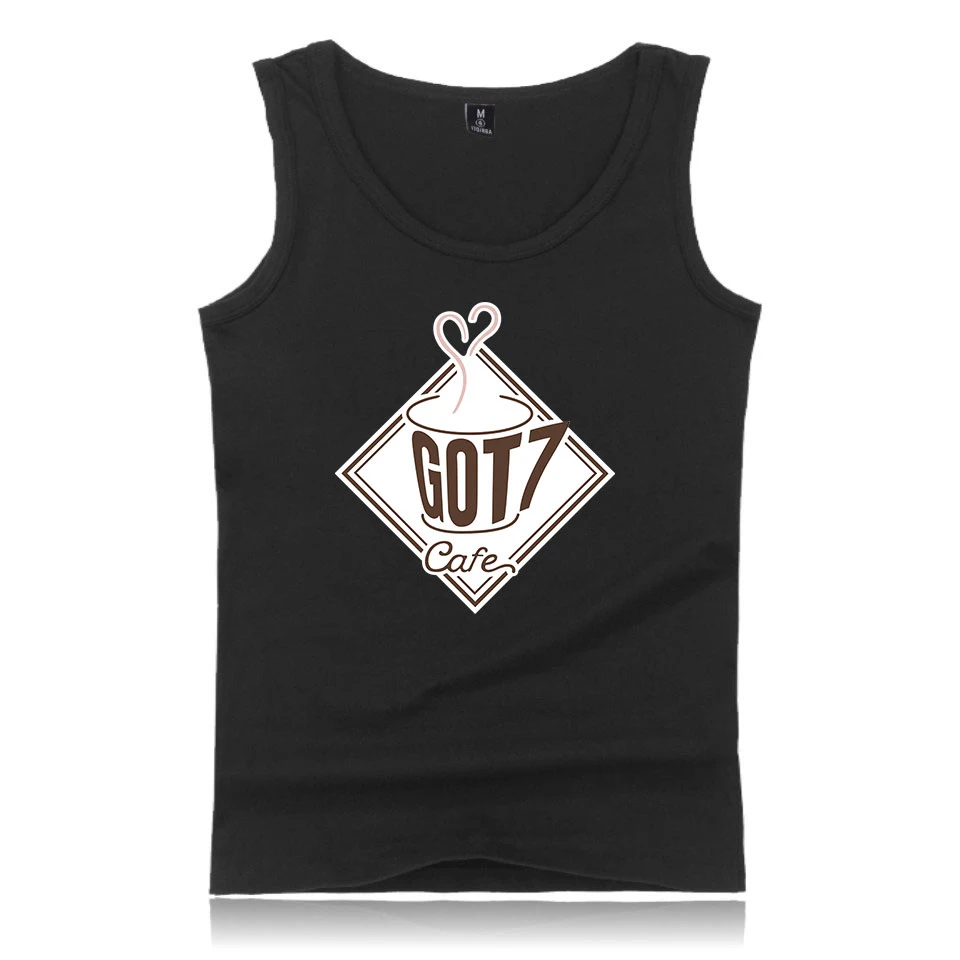 

GOT 7 Nieuwste Model Entertainmen Gym Tank Tops Pullovers Martial Arts FLY HIP-HOP Tank Tops Reflective Vest Jahseh Shirts