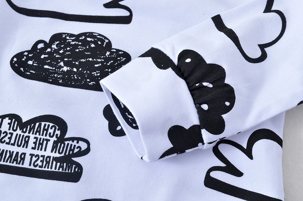 Baby Boy Clothes 2020 Autumn Baby Girl Clothing Sets Newborn Cotton Printed Long Sleeved T-shirt+pants+cap Kids 3pcs Suit - Image 3