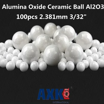 

100pcs Alumina Oxide Ceramic Ball 2.381mm 3/32" Al2o3 For Bearing/pump/linear Slider/valvs Balls 2019 Sale Real Rolamentos