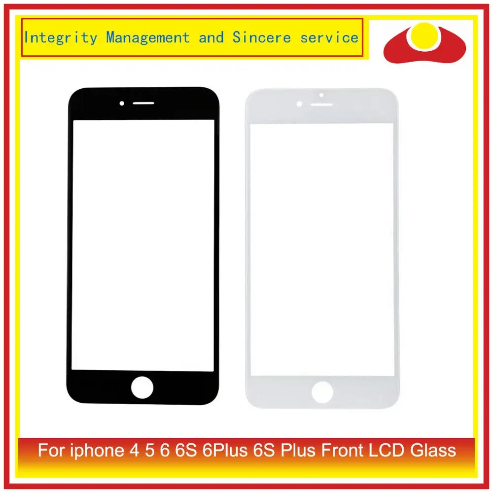 For iphone 6 6S Plus Touch Screen Digitizer Touch Panel Front Outer Glass Lens For iphone 4 4S 5 LCD Glass Replacement