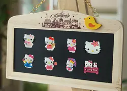 8 шт. рисунок «Hello Kitty» кошка магнит на холодильник украшения дома Школа Офисные magnestic Канцтовары девушка, как дорожные сумки, аксессуары