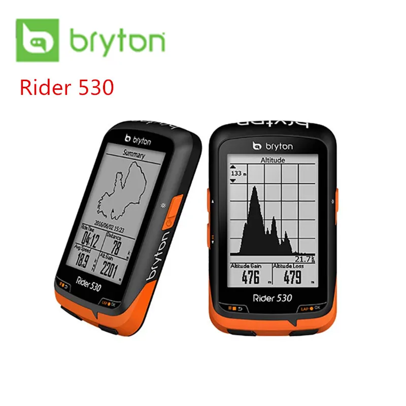 

Bryton Rider 530 GPS Bicycle Bike Cycling Computer & Extension Mount ANT+ Speed Cadence Dual Sensor Heart Rate Monitor R530