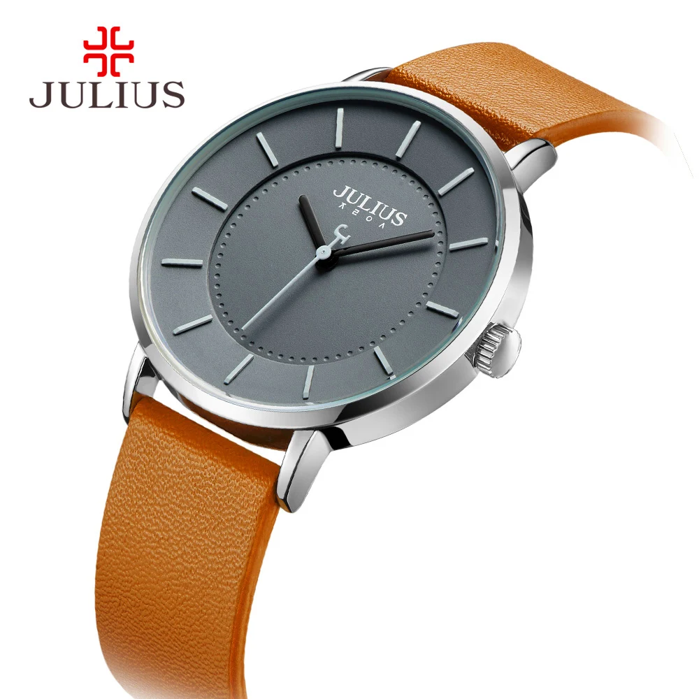 Classic Julius Men's Watch Japan Quartz Hours Fashion Clock Leather Bracelet Boy Student Birthday Christmas Valentine Gift Classic Julius Men's Watch Japan Quartz Hours Fashion Clock Leather Bracelet Boy Student Birthday Christmas Valentine Gift