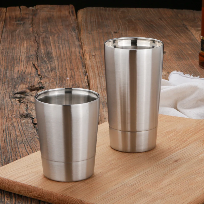304 vacuum double wall beer mug Brief stainless steel mug travel coffee cup tea mug creative With None 304 vacuum double wall beer mug Brief stainless steel mug travel coffee cup tea mug creative With None