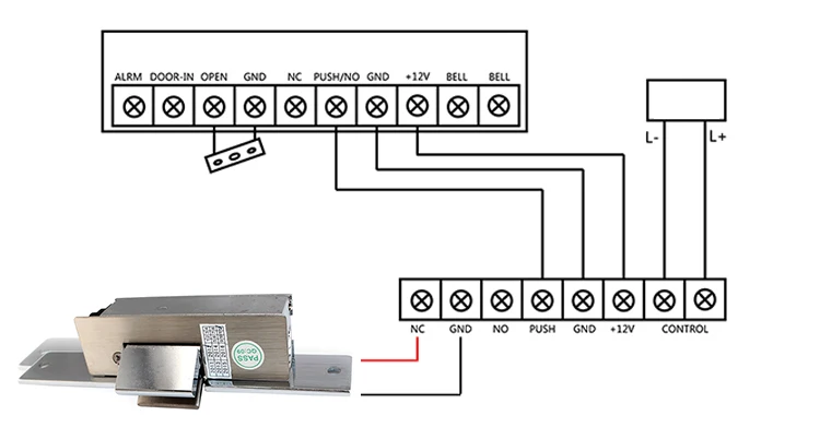 4Fail Safe Electric Strike is Suitable for Glass Door