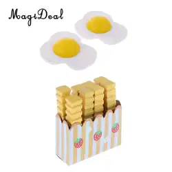 Весело Кухня Еда ролевые игры деревянный магнитный для яиц для омлета желток и фишек детей пособия по кулинарии игрушки развивающие