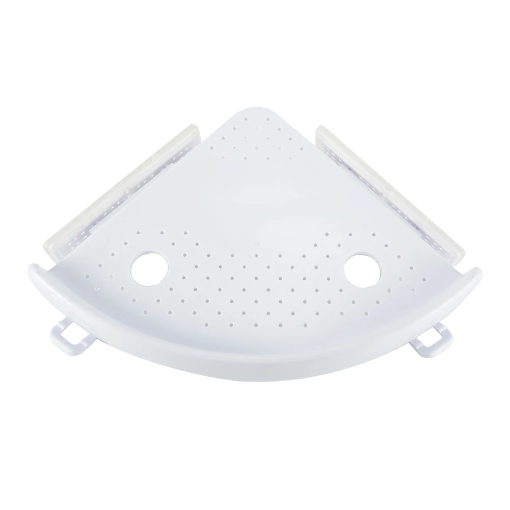 

Corner Storage Holder Shelves Bathroom Shampoo Shower Kitchen Storage Rack Organizer 13.5x9.8 cm --M25