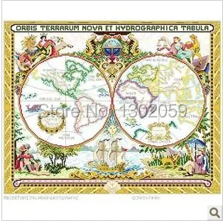 

Classical Map Needlework Embroidery Cross Stitch Kit Factory Sale