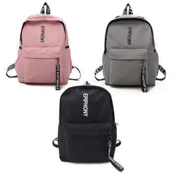

Women Letter Print School Backpack Laptop Backpack Travel Casual Daypack