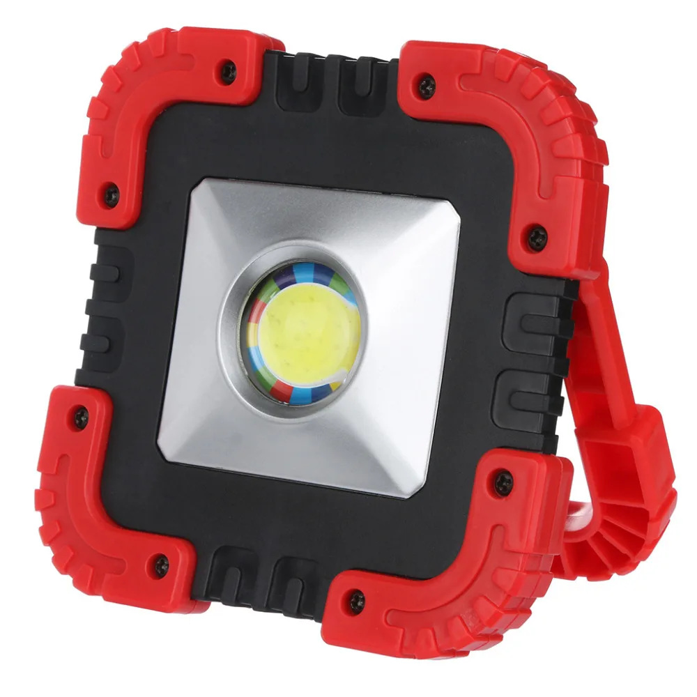 

Orange Red 30W Solar Portable Rechargeable Battery LED Flood Light Outdoor Garden Work Spot Lamp 2400 Lumens #4D26