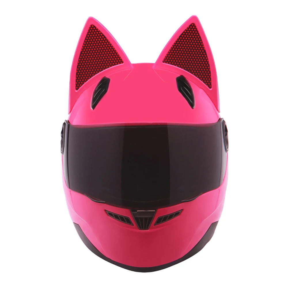 NITRINOS мотоциклетный шлем для женщин, полный шлем для мотокросса, мотоциклетный шлем для скутера, для верховой езды, для гонок, Casco Moto, 24 цвета - Цвет: Pink