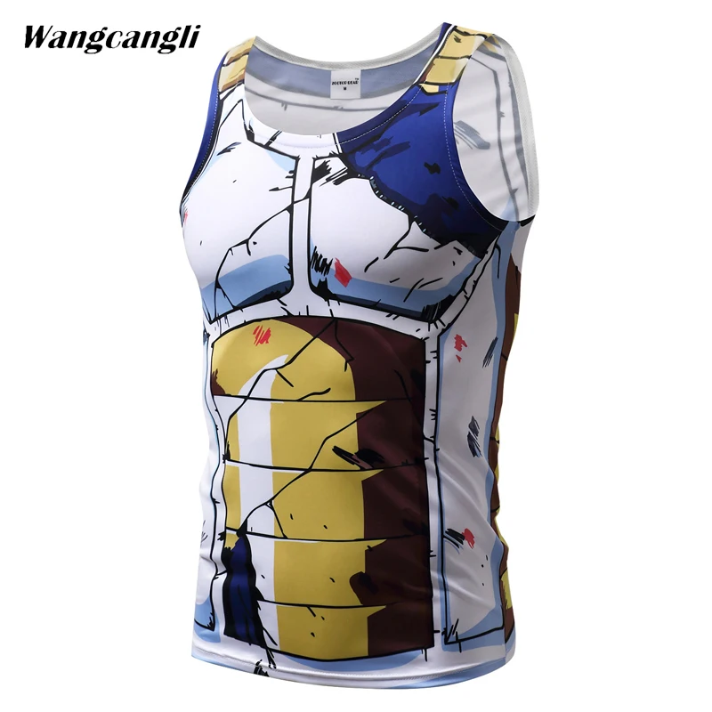 Dragon Ball Z Men's Tank Top 3D Printed Super Saiyan Goku Gohan Tank